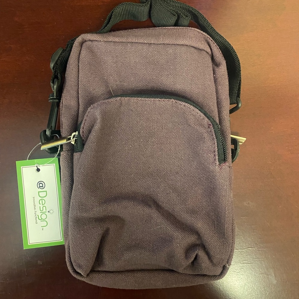 @Design Innovation Deep Purple Crossbody Bag